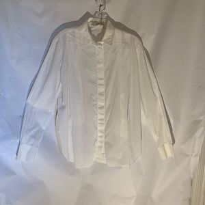 Stella McCartney White High Low Blouse